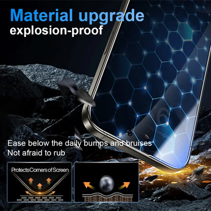 One Fish Tempered Glass Privacy Screen Protector for Samsung and iPhone - Shockproof, Crystal Clear Phone Protection Accessory