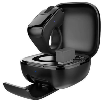 Bluetooth Dual-Mode Rechargeable Ring Mouse - Lightweight Remote Control for Selfie, Short Video, and Speech Applications