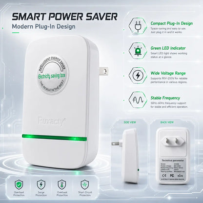 Compact Plug-In Power Device with Indicator Light for Home, Office, and Daily Use