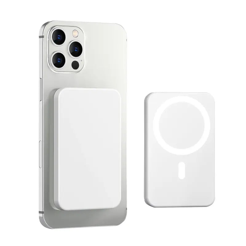 5000mAh Magnetic Power Bank - MagSafe-Compatible Wireless Portable Charger for iPhone 12-17 Series, Optimized for Magnetic Cases