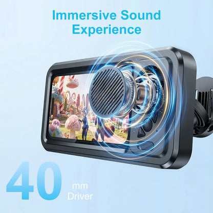 Transform Your Space with the Ultimate Waterproof Bluetooth Box Speaker – 360° Rotating Touch Screen for Movies, Music, and More!