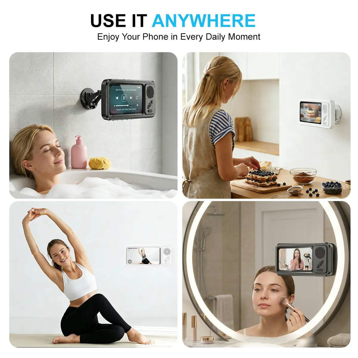 Transform Your Space with the Ultimate Waterproof Bluetooth Box Speaker – 360° Rotating Touch Screen for Movies, Music, and More!