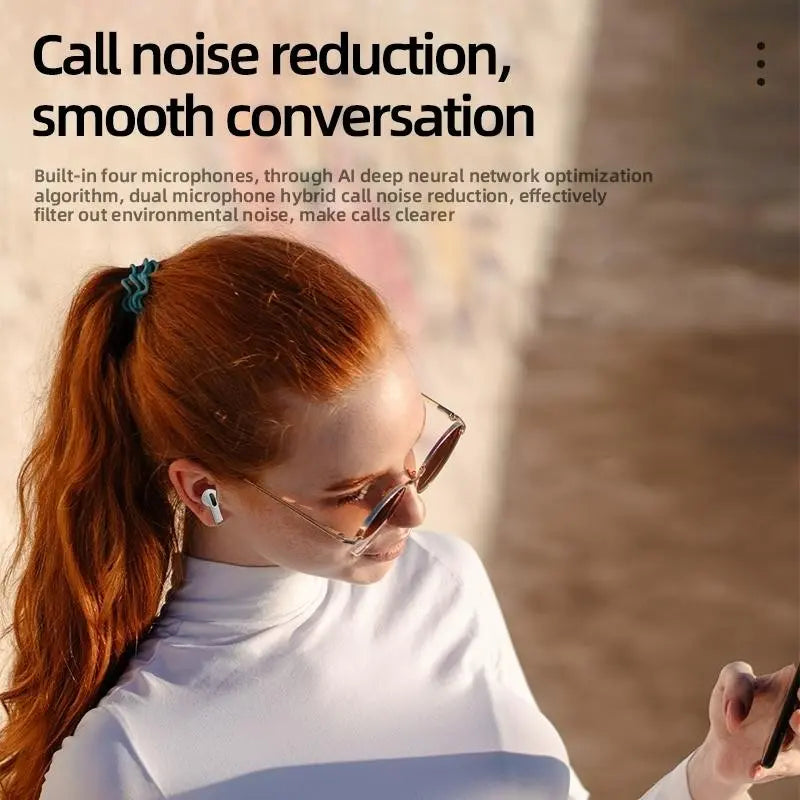 Elevate Your Audio Experience with TWS Wireless Bluetooth Earphones - High Fidelity Sound, Smart Touch Control, and Long Battery Life